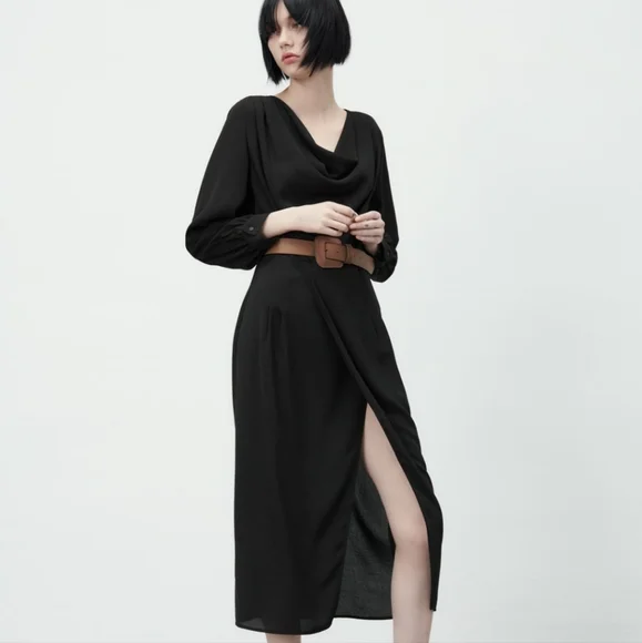 button up midi shirt dress SS Airflow Button Midi Dress / Kimono Burgundy / Small